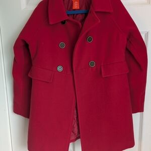 Joe Fresh Kids' Vibrant Red Pea Coat